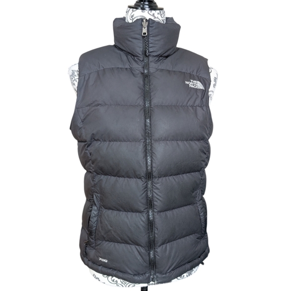 The North Face Nuptse Vest Puffer Gorpcore Granola Women Hiking Nylon Black Down - Picture 2 of 16